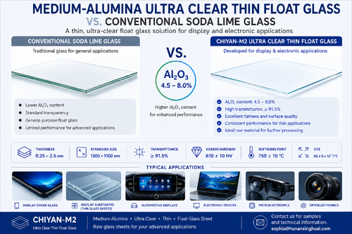 Ultimi blog aziendali su Vetro float ultra chiaro medio-alluminosilicato vs. vetro convenzionale soda-calce