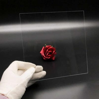 Buon prezzo 0.7mm 1.1mm1.5mm 2mm lamiera di vetro di aluminosilicato per touch screen elettronico Copertina di vetro stampata in nero in linea