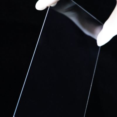 Fogli di vetro di aluminosilicato ultra trasparente ad alta resistenza DOL ≥ 500Mpa per microscopio slider 1300*1100mm Dimensione regolare