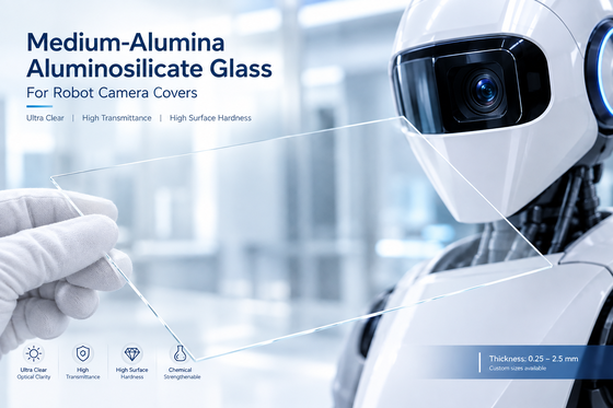 Vetro di aluminosilicato ultra trasparente per la robotica umanoide
