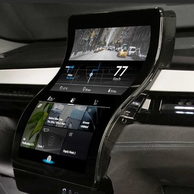 Buon prezzo 3D Curved Car Display Cover Glass Anti Glare Tempered in linea