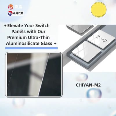 Materiale del pannello interruttori ad alta trasparenza Vetro sodico calcico con rivestimento AR, spessore 1,0 mm